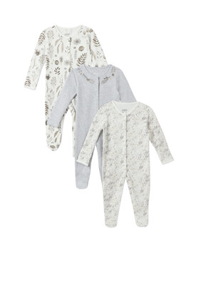 3Pack of  MONO FLWR Sleepsuits