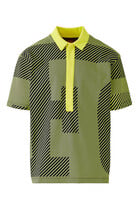 قميص بولو بأكمام قصيرة وشعار الملركة بتصميم فلونغا هولوغرام
