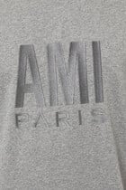 تيشيرت مطرز بشعار آمي باريس