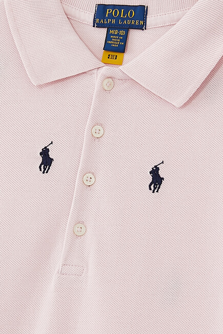 Kids Embroidered Polo Dress