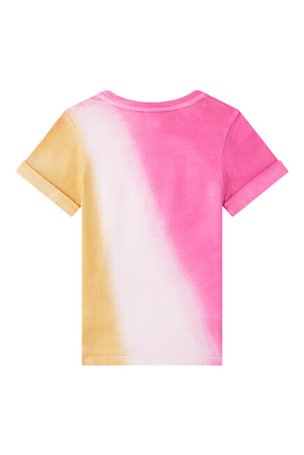 Kids Tie-Dye Print Ombré T-shirt