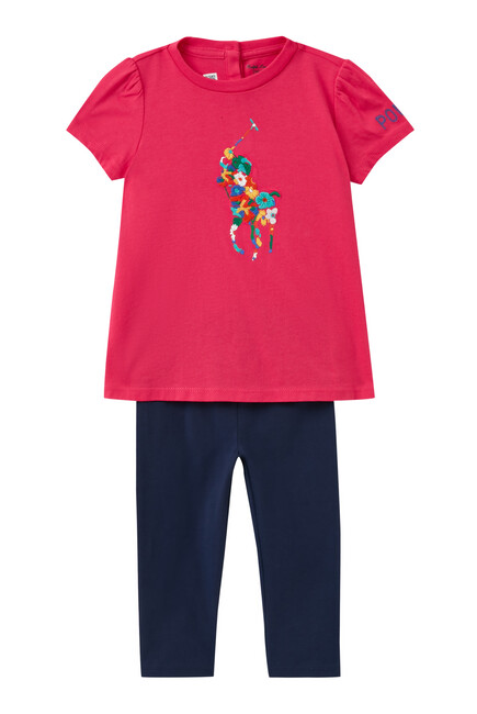 Kids Logo T-Shirt & Leggings Set