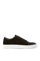 DBB1 Suede and Patent Leather Sneakers