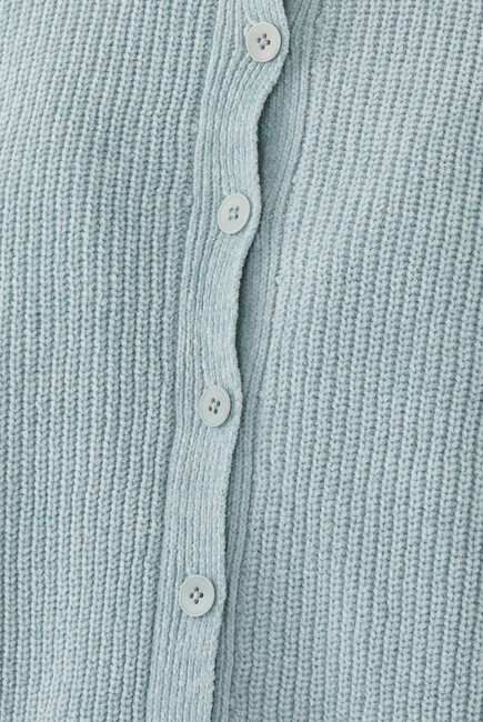 Cotton Crewneck Cardigan