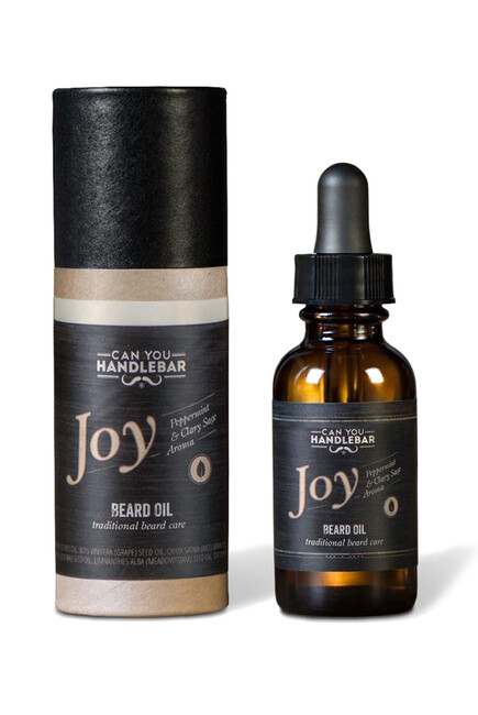CYHB Beard Oil- Joy-Peppermint, Clary Sage Scented Oil In Glass Amber 30Ml