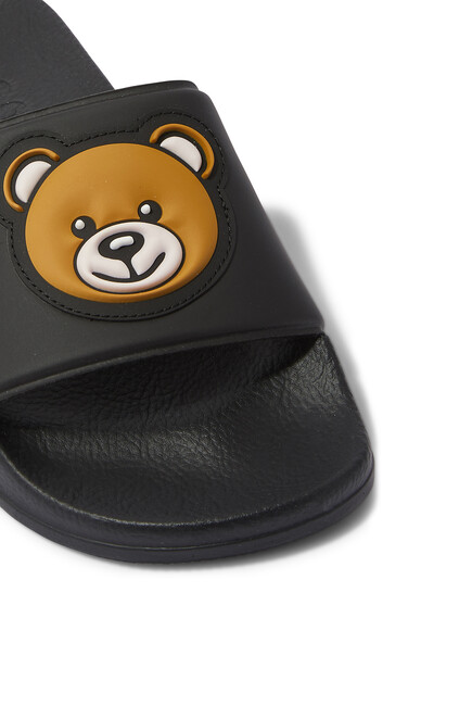 حذاء مفتوح مزين بدب تيدي