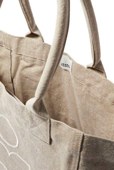 Yenky Logo-Embroidered Small Tote Bag