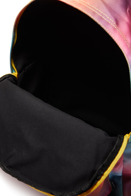 حقيبة ظهر متعددة الألوان بسحاب محيط