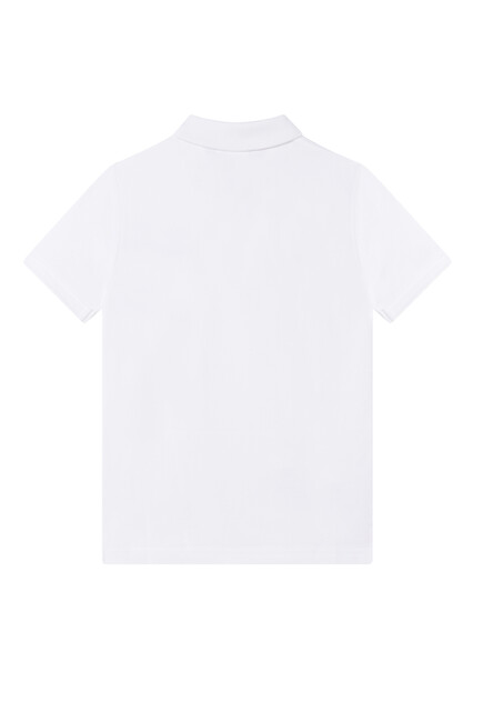قميص بولو بتصميم شريط غير متماثل