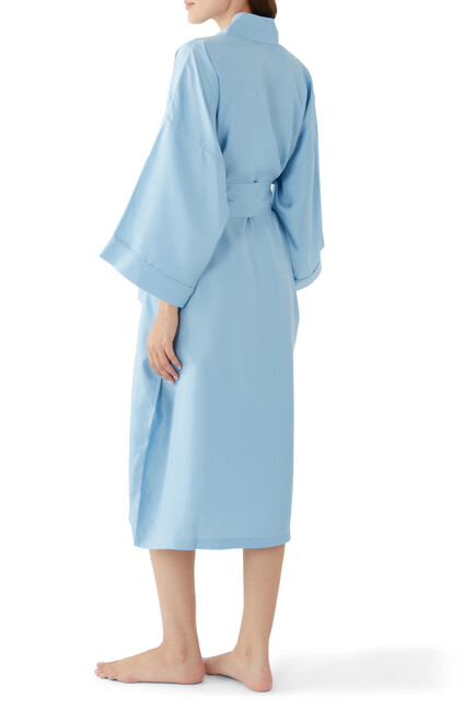 Sabine Powder Silk Robe