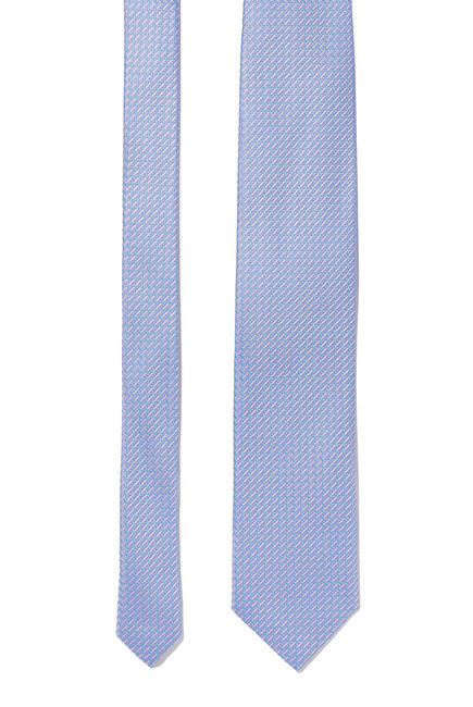 ربطة عنق بتصميم هندسي حرير