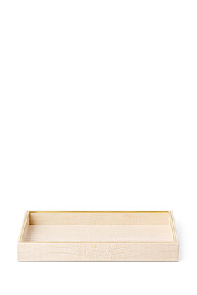 AE Vanity Tray Shagreen:BISQUE:One Size
