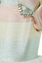 فستان آيريس بألوان قوس قزح مزين بالكريستال