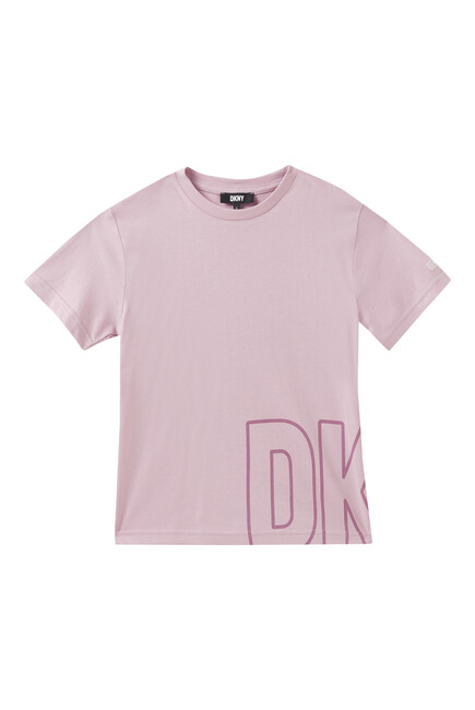 Kids Monogram Print T-Shirt