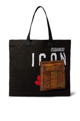 حقيبة يد بشعار Icon