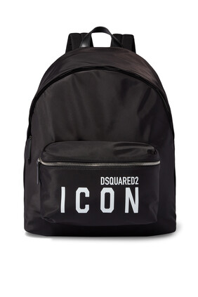ICON LOGO BACKPACK:BLK:One Size