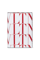 حافظة بطاقات فالنتينو غارافاني بشعار VLTN بنقشة تايمز