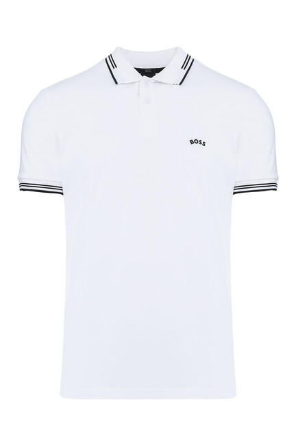 Paul Curved Logo Polo Shirt