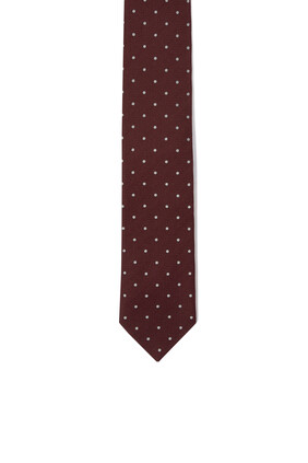 ربطة عنق بنقشة منقطة