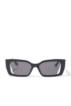 نظارة شمسية فندي واي بإطار مستطيل
