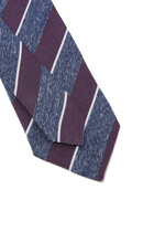 ربطة عنق كتان مخططة