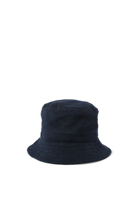 قبعة باكيت تيري أسود