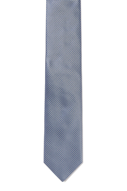 ربطة عنق شبه سادة حرير