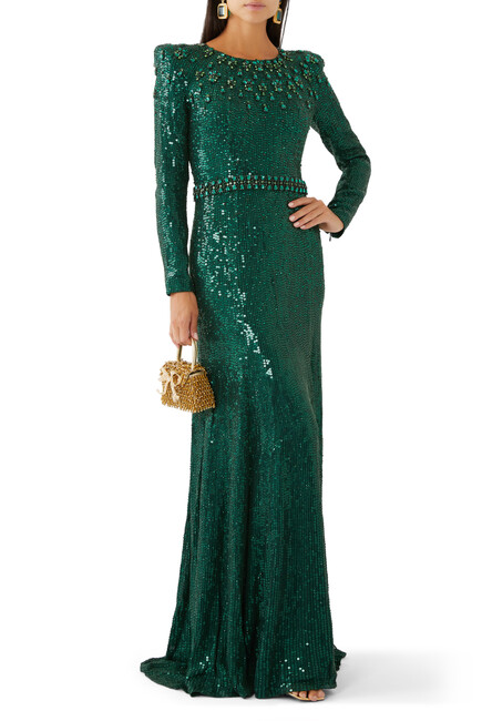 Georgia Long Sleeve Gown