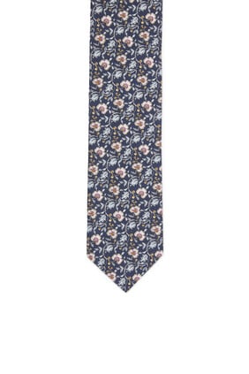 ربطة عنق فوجي بنقشة زهور