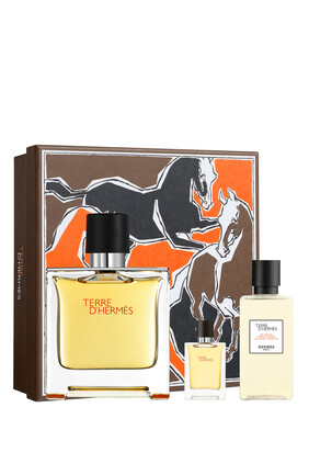 Hermes Fd22 Set Terre D'Hermes Pure Perfume 75Ml 5Ml Shower Gel 40Ml