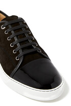 DBB1 Suede and Patent Leather Sneakers