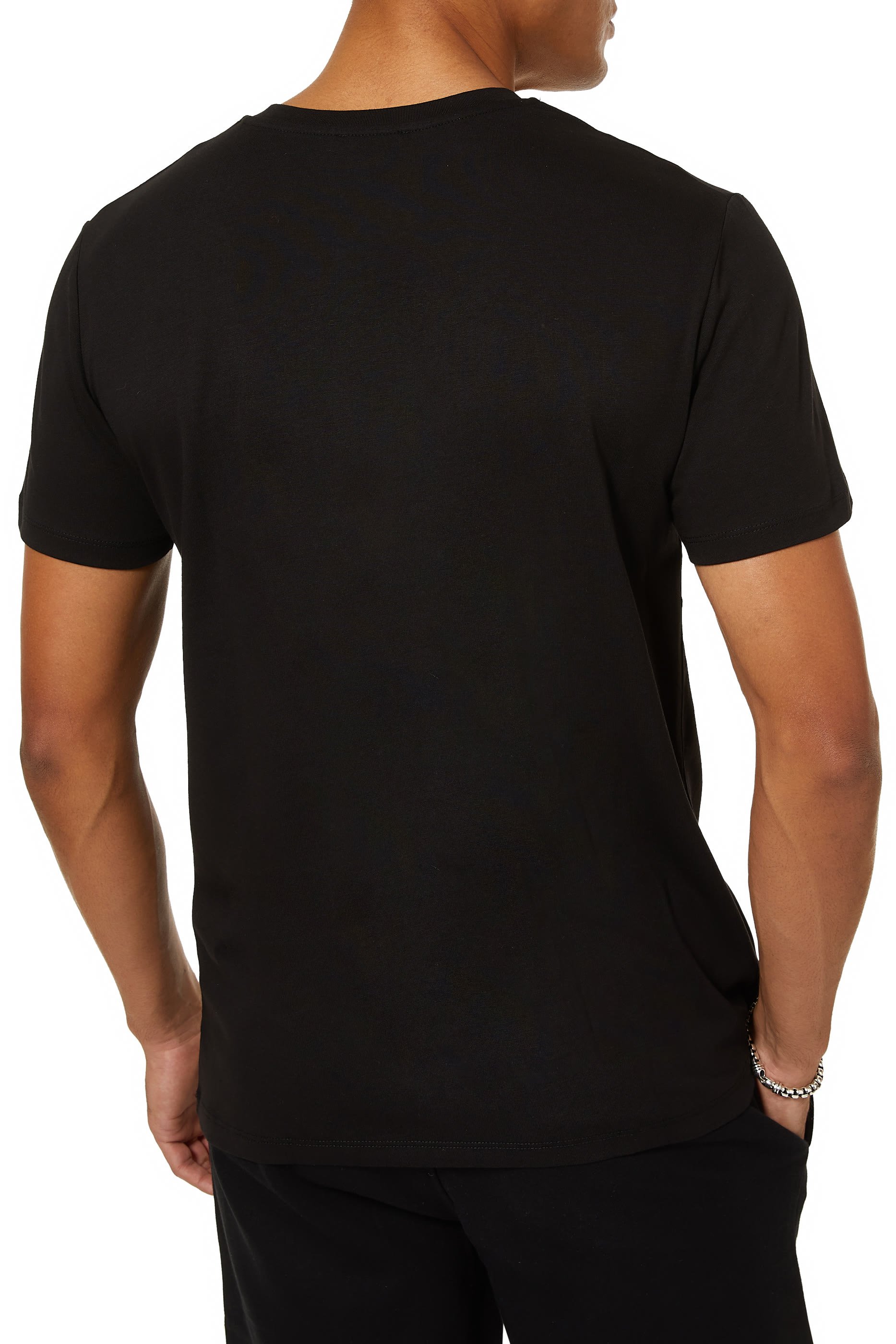 تيشيرت قطن بشعار الماركة