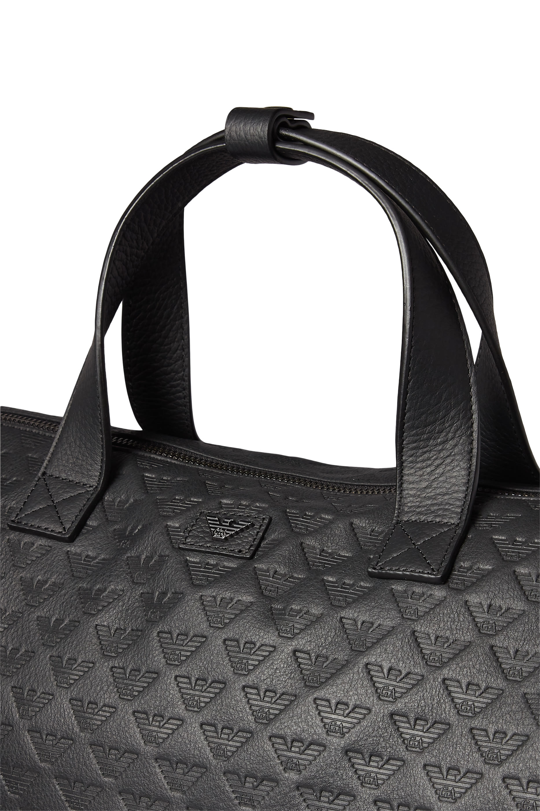 حقيبة دافل بنقشات شعار النسر