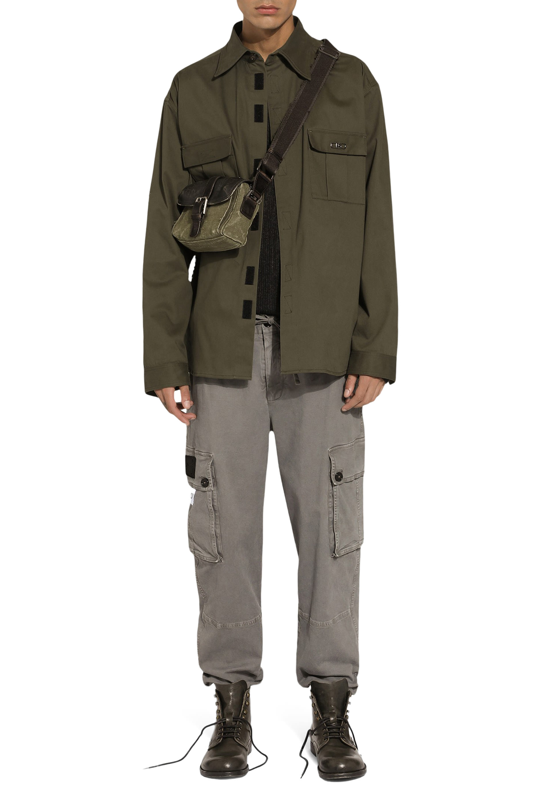 قميص قطن بجيوب