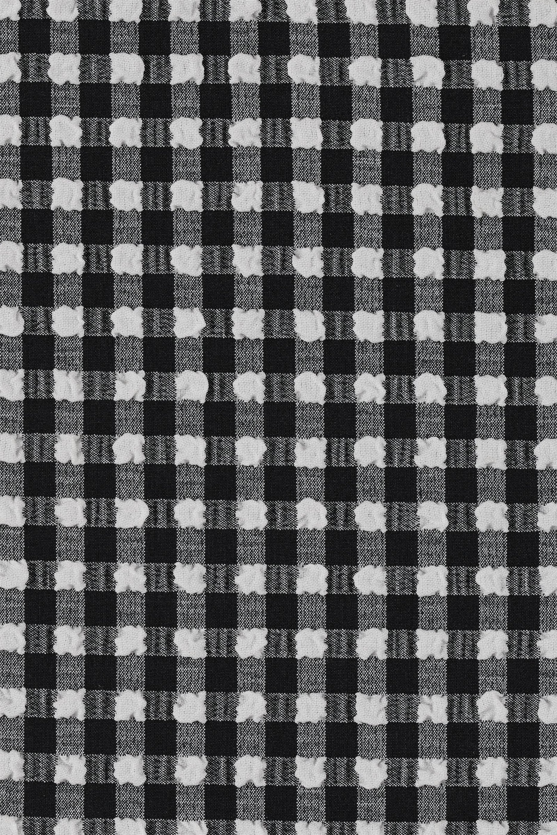 قطعة بيكني سفلية كوستا بنقشة مربعات قماش مقاوم للتمزق