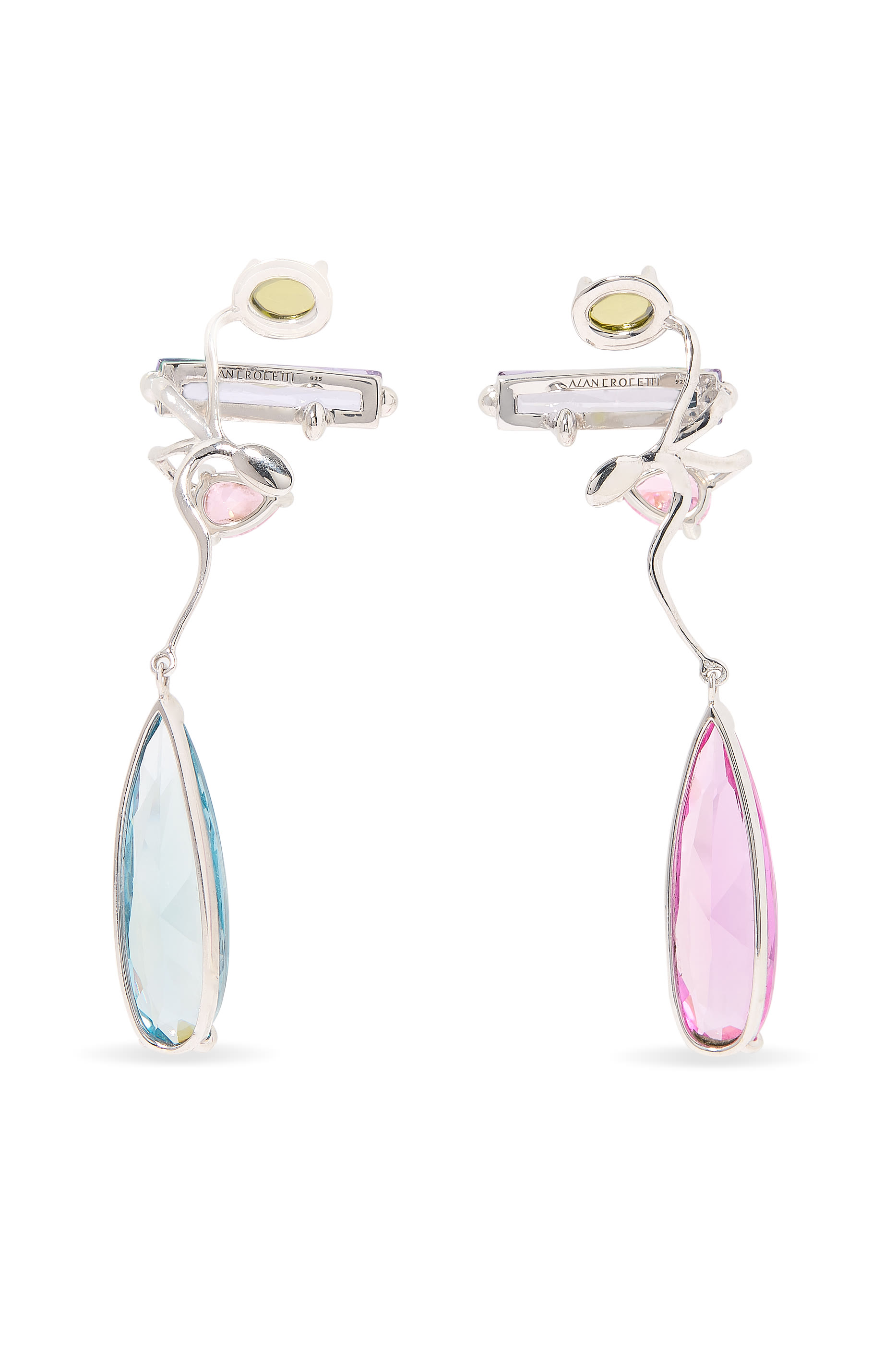 أقراط ماسك بأحجار متنوعة متعددة الألوان