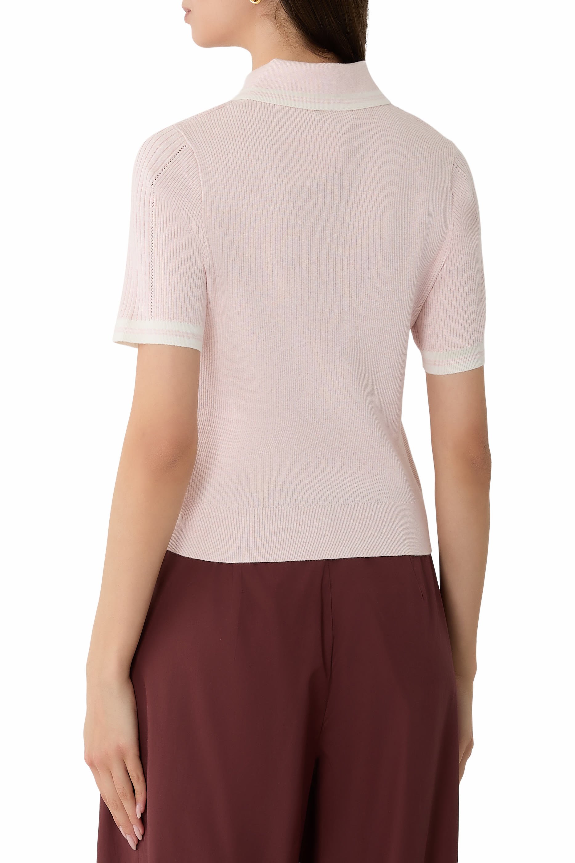 قميص بولو لوري قطن وكشمير