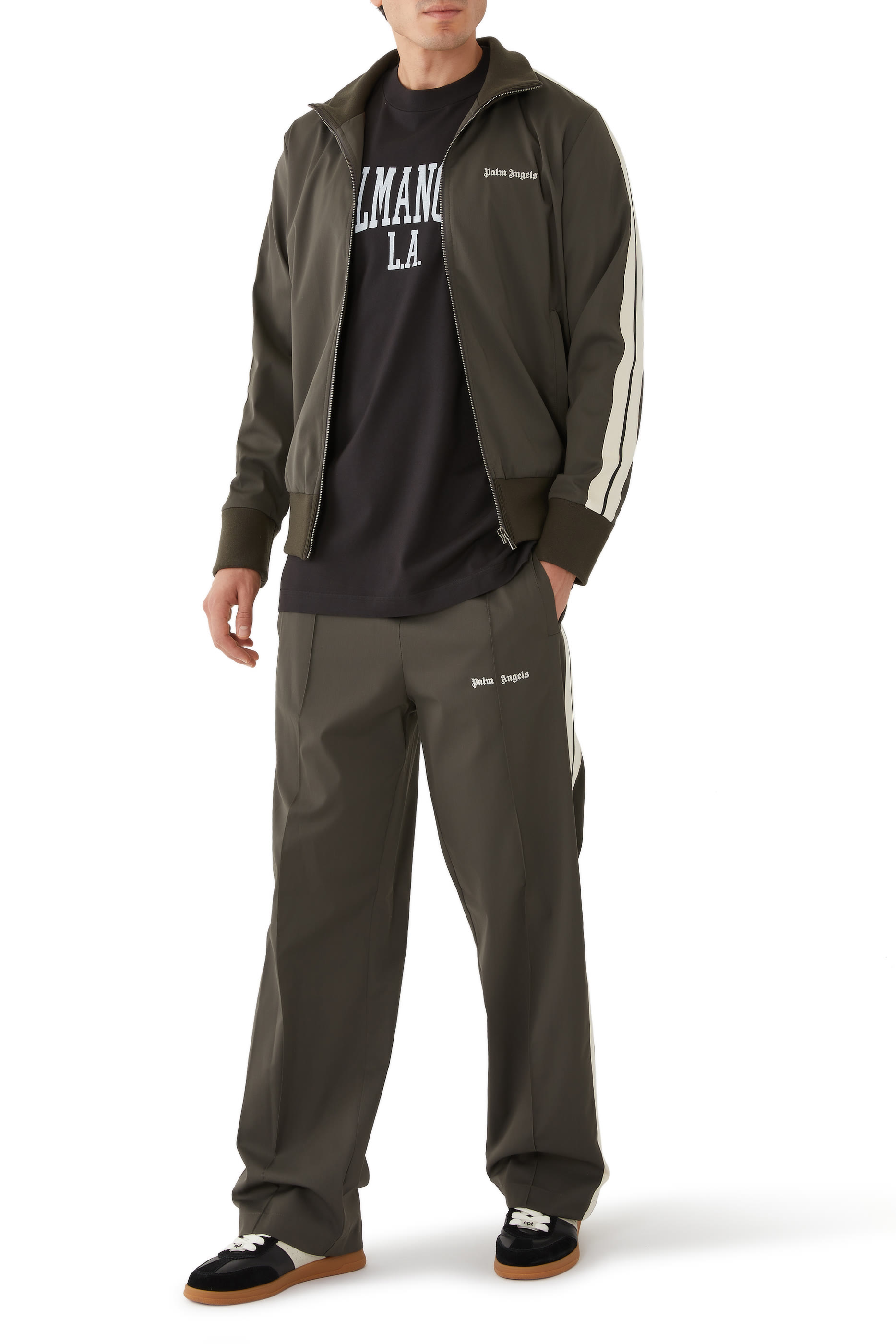 جاكيت رياضي بشعار الماركة كلاسيكي صوف