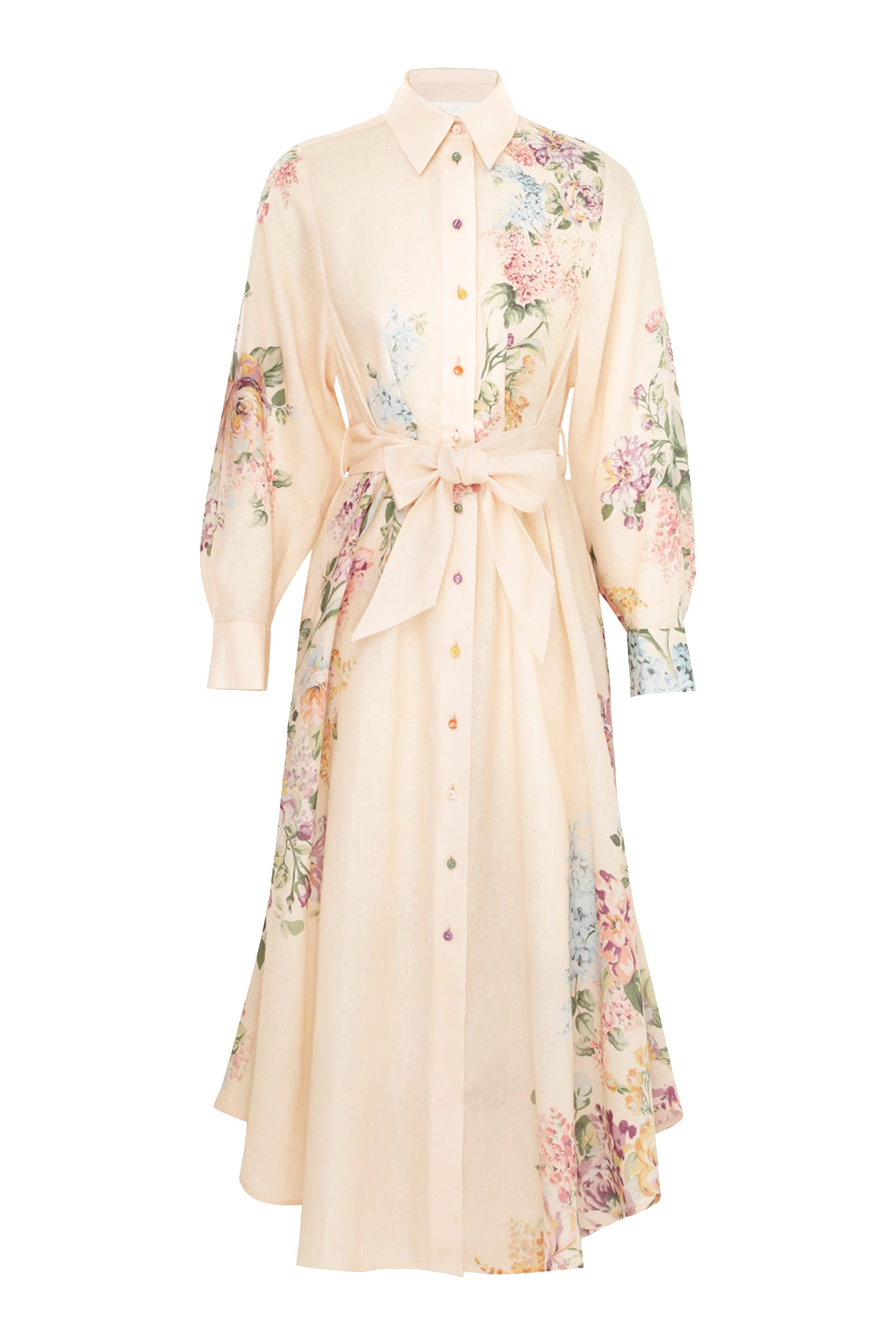 فستان هاليداي بنمط قميص بطيات