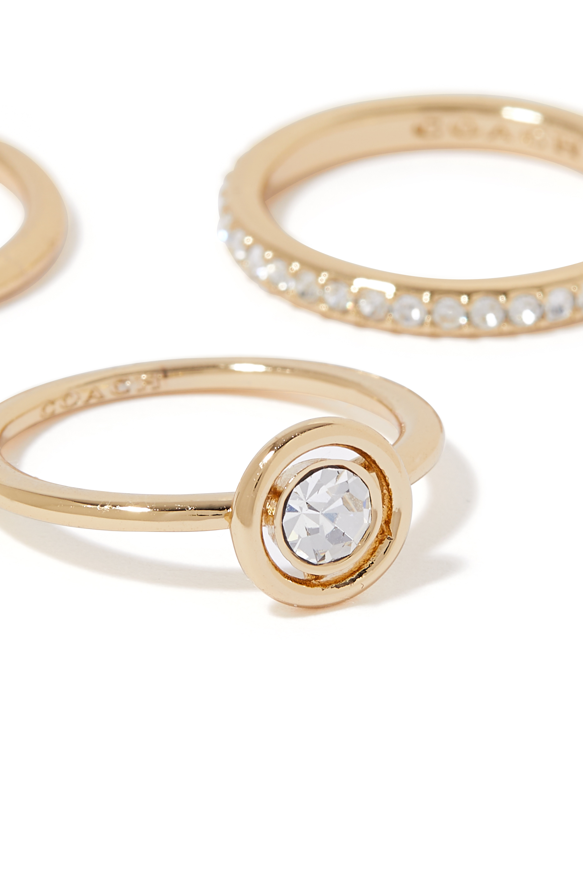 طقم خواتم بتصميم دائري