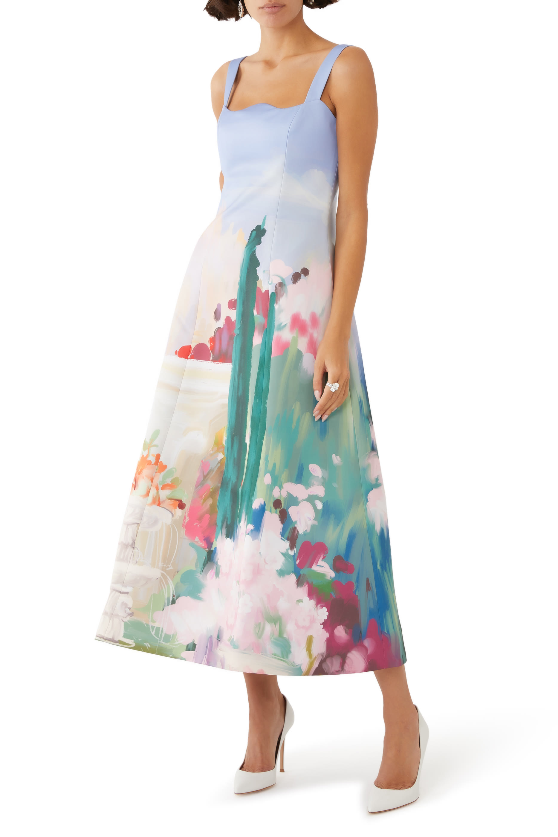 فستان أوديت متوسط الطول