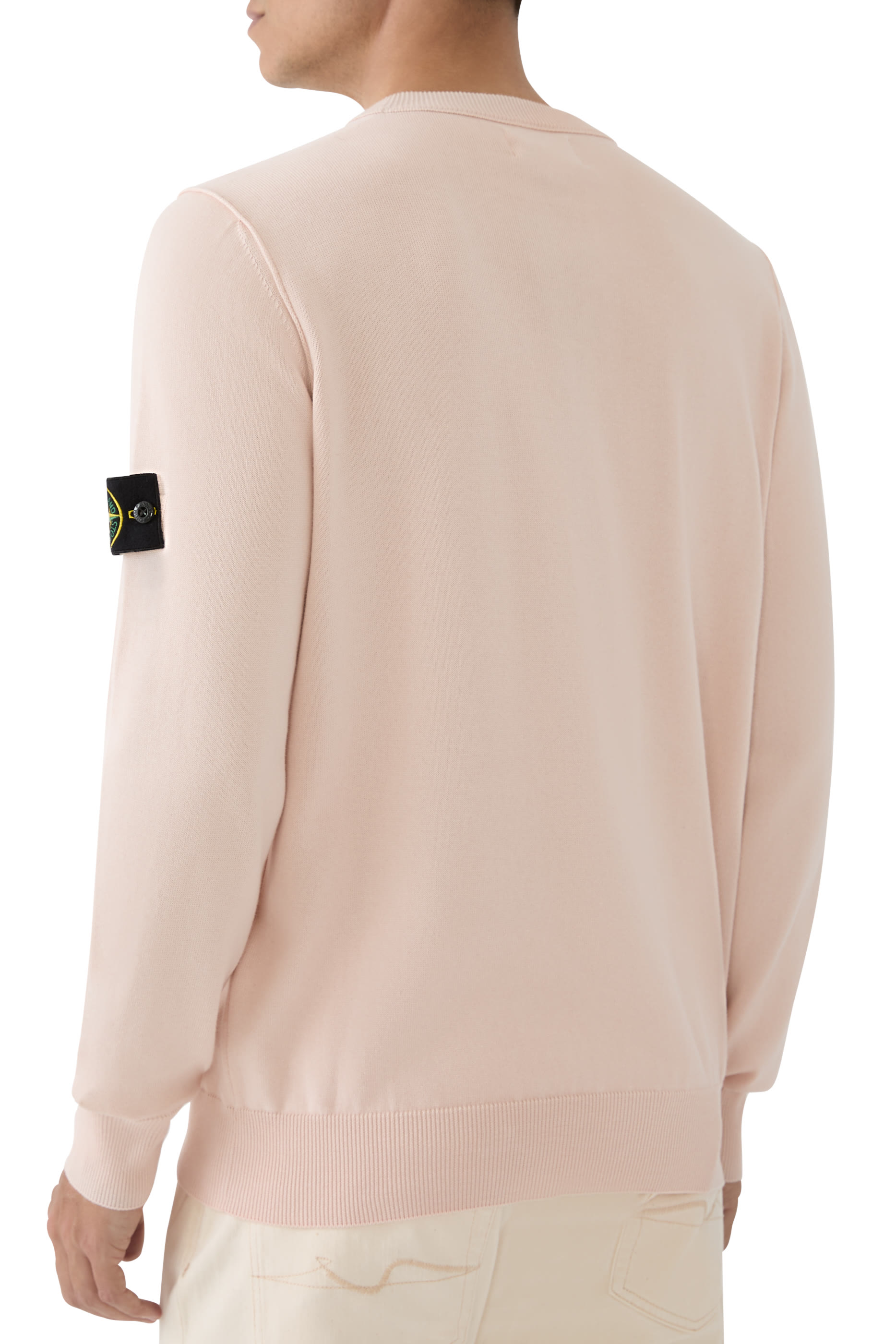 سويت شيرت بياقة ضيقة قطن وصوف