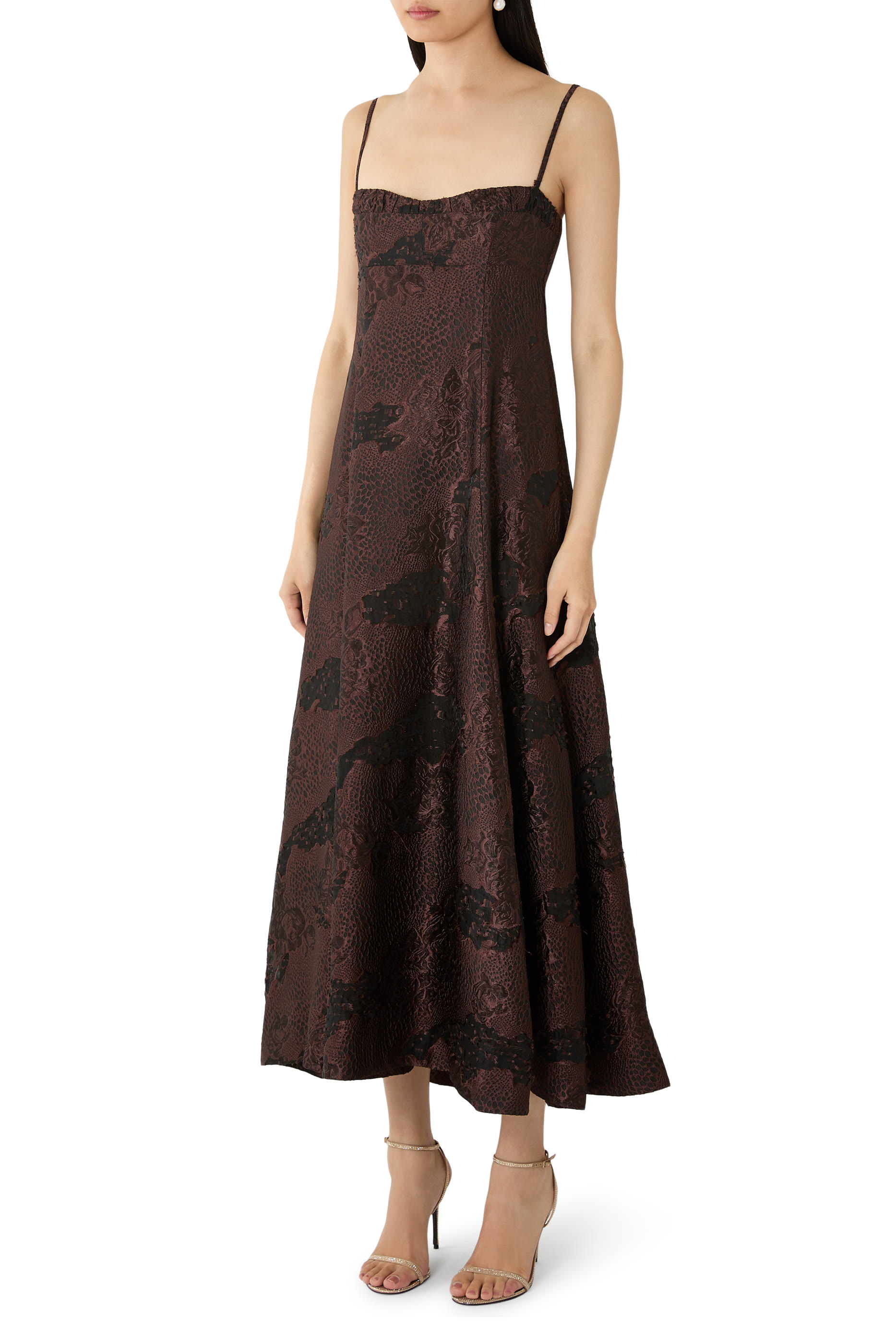 فستان ثيرون متوسط الطول