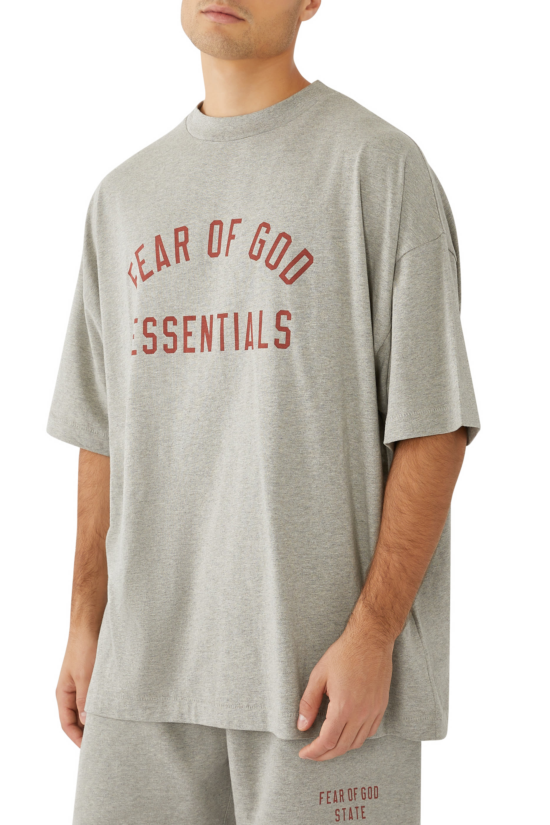 تيشيرت بياقة ضيقة جيرسيه