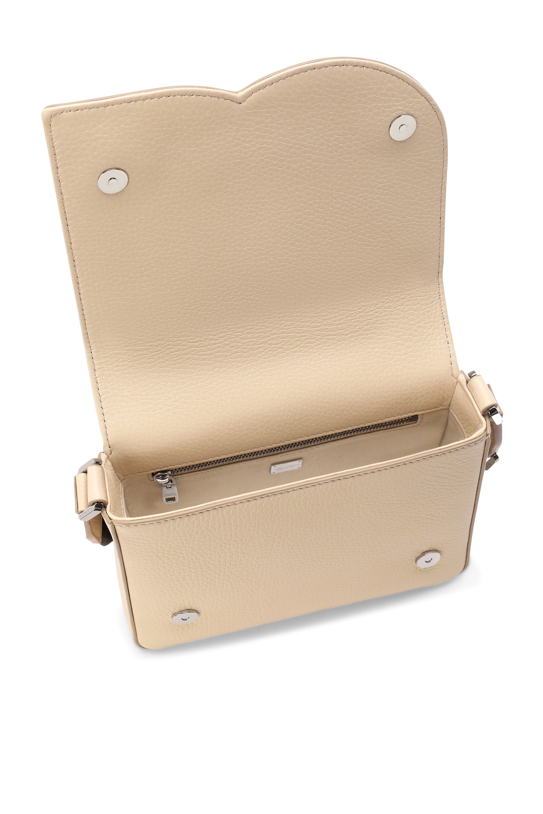 حقيبة كروس مزينة بشعار الماركة متوسطة المقاس