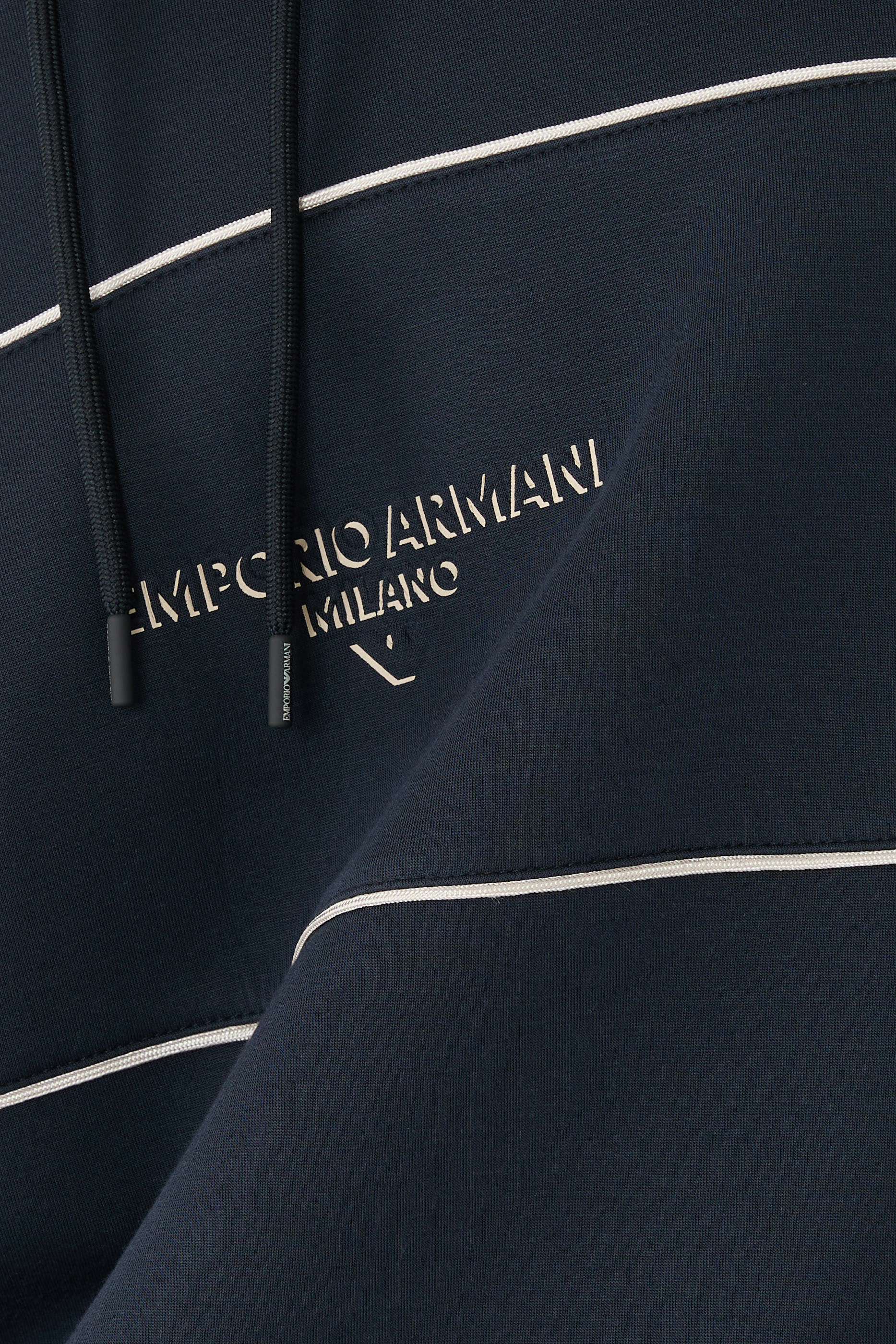 سويت شيرت بغطاء للرأس جيرسيه مزدوج