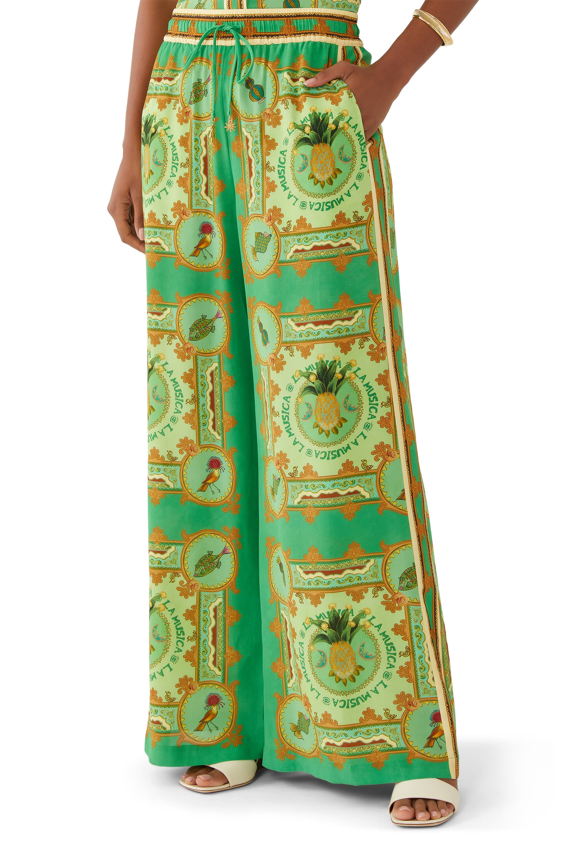 بنطال لا موزيكا حرير