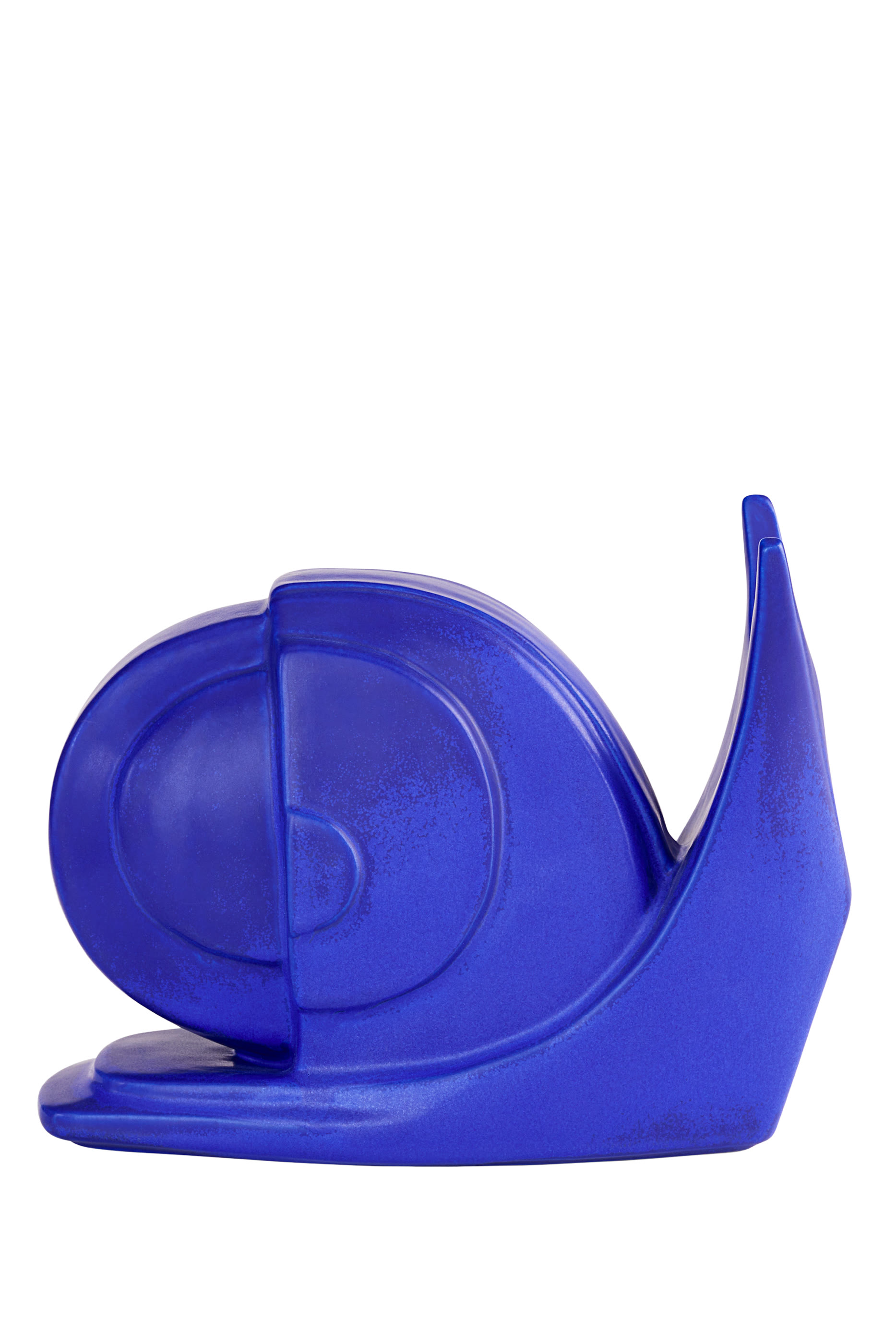 قطعة ديكور بتصميم حلزون بطلاء كوبالت