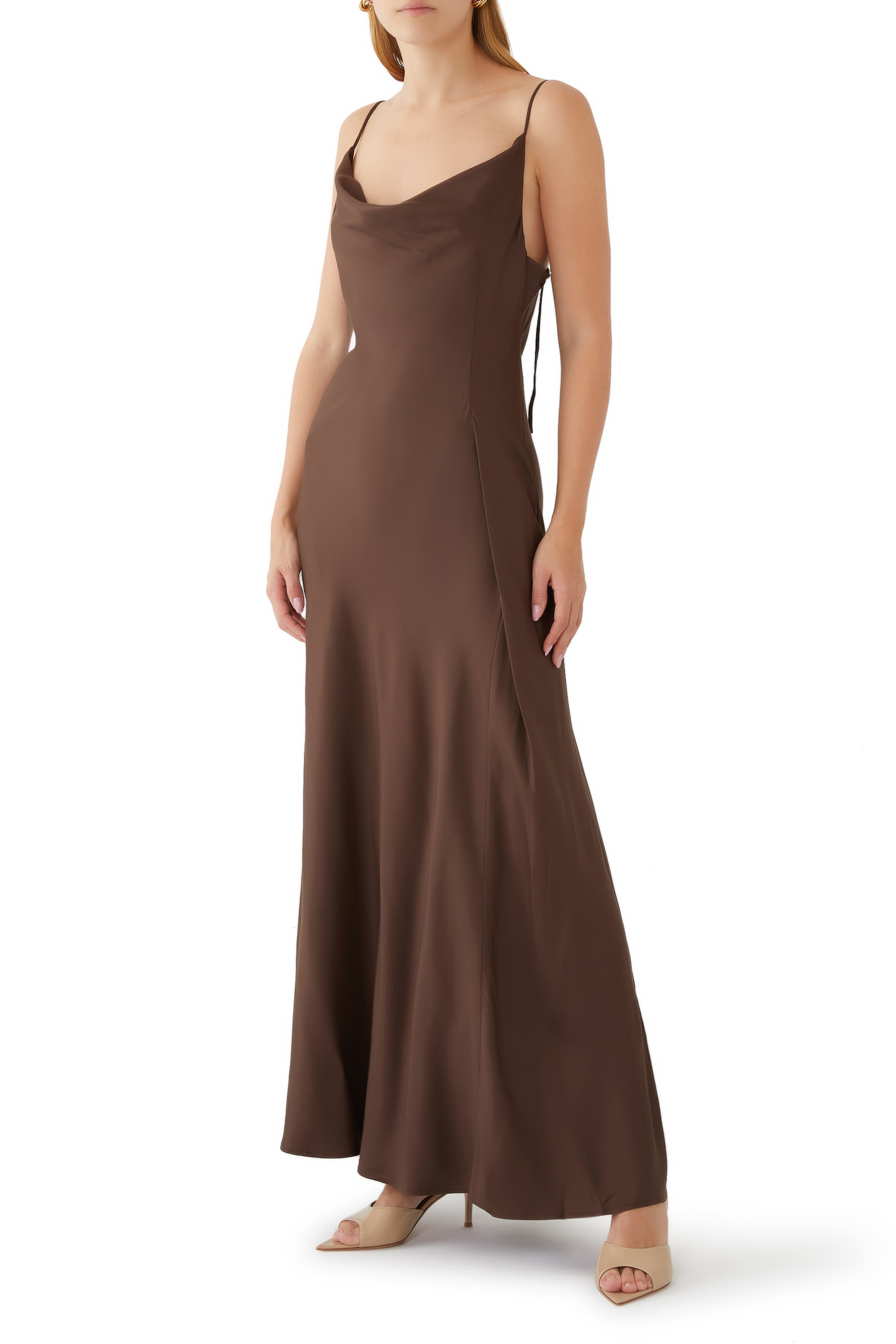 حذاء إيل 70 مفتوح جلد لامع