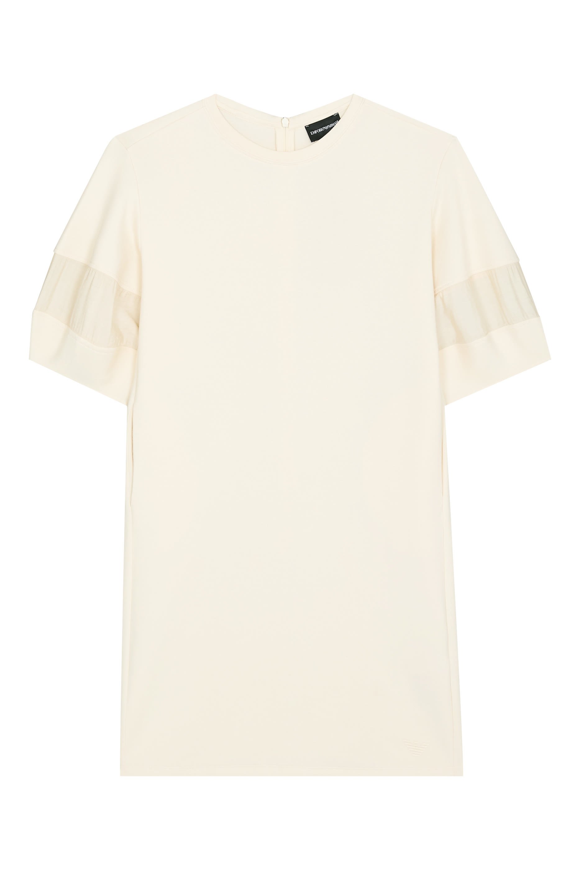 فستان مع حشوة رايون جيرسيه مزدوج مطاطي